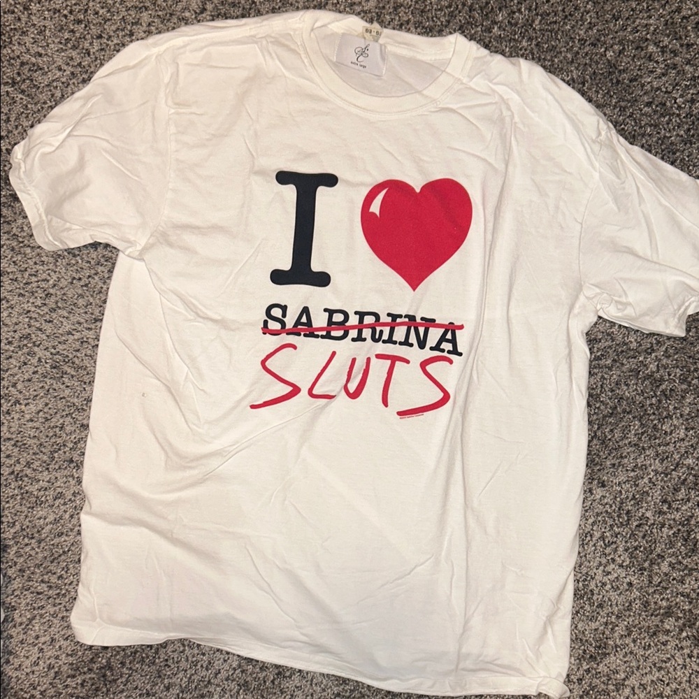Sabrina Carpenter 2023 tour tee